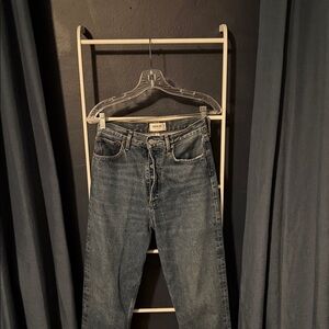 Agolde Dark Blue Denim Jeans